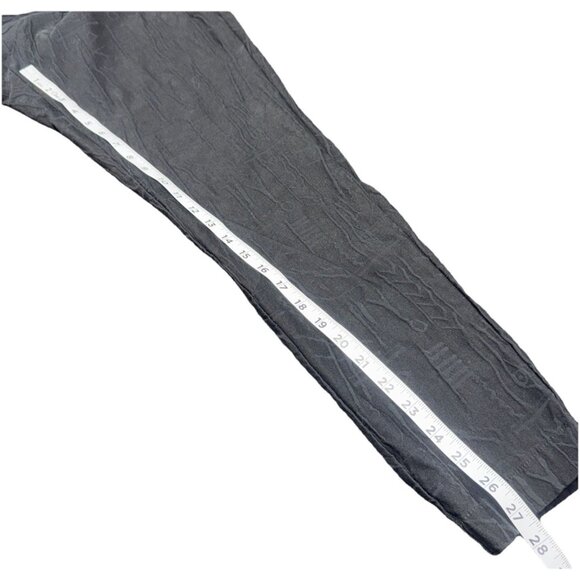 BITTE KAI RAND Black Fold Down High Waist Pull On Textured Straight Leg Pants XL - Picture 11 of 12